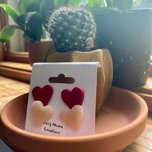 Two piece handmade earrings